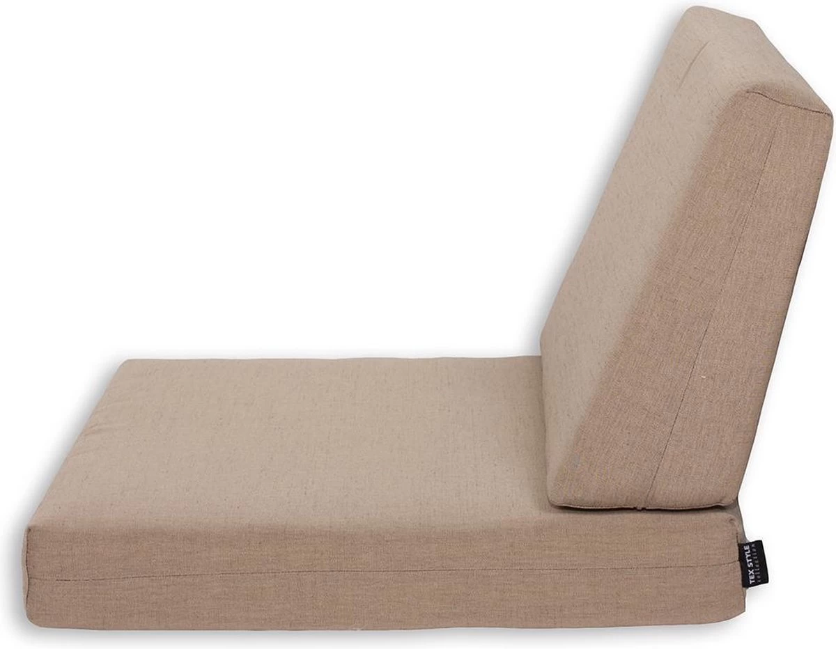 Universeel Lounge Kussen Strak Schuin Uni Zand 3 Universeel Lounge Kussen Strak Schuin Uni Zand