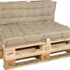 MaxxGarden Palletkussen - Rugkussen Loungeset Bank - Palletsofa - 120x40cm - Taupe -Tuin Aanleg 1200x942 2