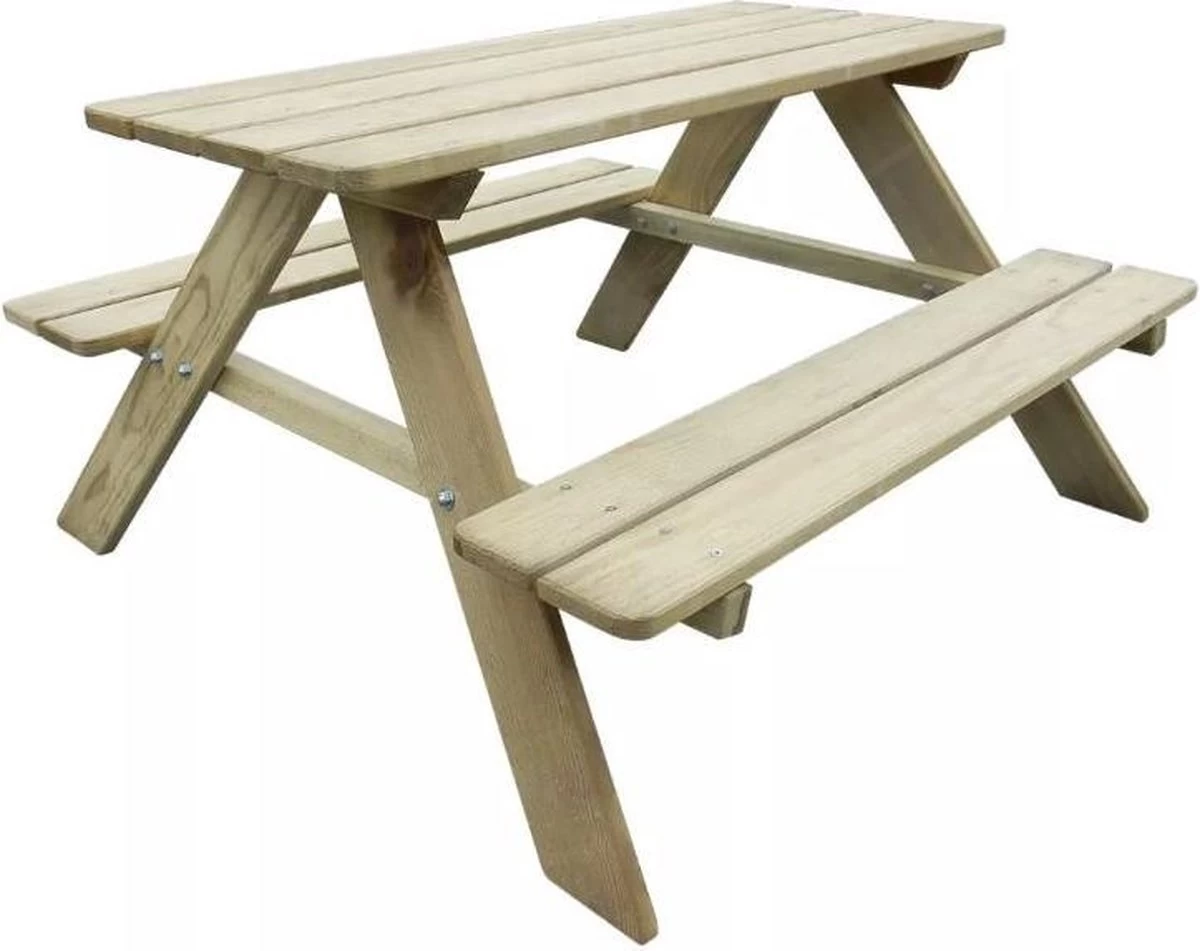 MaxxGarden Kinder Picknicktafel - 90x79x50cm - Hout