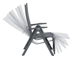 Garden Impressions - Sol Verstelbare Tuinstoel - Aluminium - Zwart 12 Garden Impressions - Sol Verstelbare Tuinstoel - Aluminium - Zwart -Tuin Aanleg 1200x990