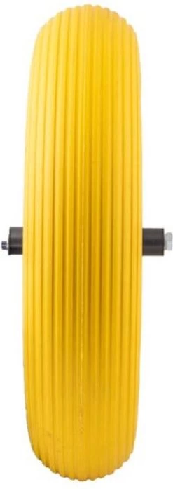 GARDENGEAR Kruiwagenwiel 4.00-8 Pu Plastic Geel -Tuin Aanleg 425x1200