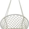 Macramé Hangstoel Beige - Beige Hangstoel - Hangstoel Touw - Hangstoel - Tot 110KG - Eenpersoons Hangstoel - Hang Stoel 1 Persoon - Hangstoel Voor Binnen - Hangstoel Zonder Standaard - Hangstoel Buiten -Tuin Aanleg 611x1200