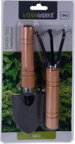 Pro Garden Schep En Hark Mini - Kinderen - Kamerplanten - Tuingereedschapsetje - Tuinieren -Tuin Aanleg 629x1200