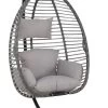 Lowander Egg Hangstoel Cocoon - Voor Binnen & Buiten - Met Standaard - Incl. Kussens 1 Lowander Egg Hangstoel Cocoon - Voor Binnen & Buiten - Met Standaard - Incl. Kussens -Tuin Aanleg 667x1200 1