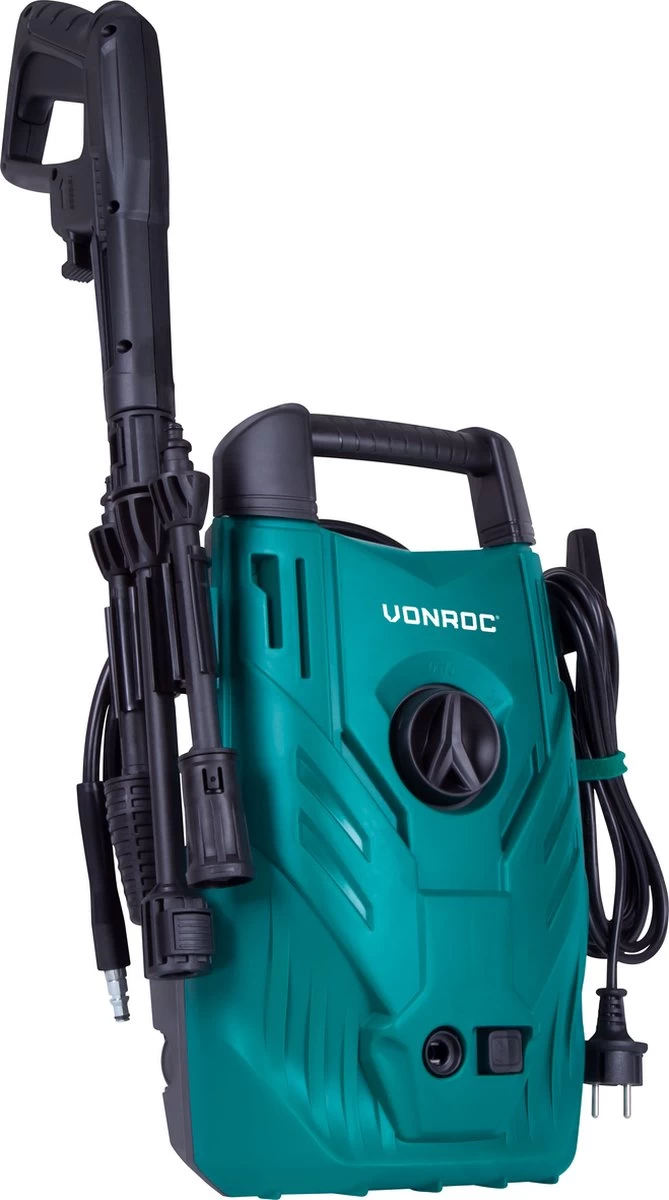 VONROC Hogedrukreiniger V14C-1 - 1400W – 110 Bar – 390 L/h – Compact - Incl. 5m Slang, Spuitstukken En Accessoires 4 VONROC Hogedrukreiniger V14C-1 - 1400W – 110 Bar – 390 L/h – Compact - Incl. 5m Slang, Spuitstukken En Accessoires - Afbeelding 2