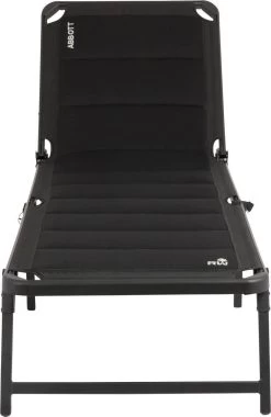 Redwood Abbott Ligbed - Stretcher/ligbedden - Inklapbaar - Zwart -Tuin Aanleg 781x1200