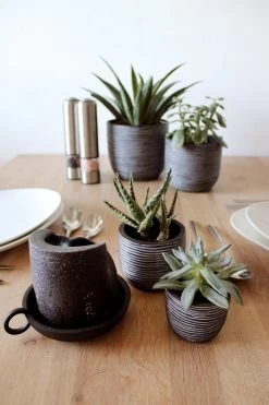 Capi Europe - Set Van 4 - Bloempot Binnen - Rib Antraciet 11 Capi Europe - Set Van 4 - Bloempot Binnen - Rib Antraciet -Tuin Aanleg 800x1200 191