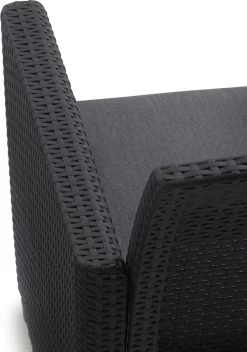 Keter Marie Hoek Loungeset Met Orlando Tafel - 6 Personen - Antraciet -Tuin Aanleg 842x1200