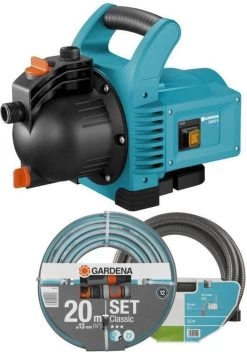 GARDENA - Classic Besproeiingspomp 3000/4 Compleet - Waterpomp - Incl. 3.5 M Aanzuigslang En 20 M Slang -Tuin Aanleg 843x1200 2