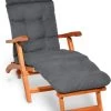 Beautissu Deckchair Kussen 200x50x8 Cm - Ligstoelkussen Antraciet - Matraskussen Voor Hangmatten En Tuin-/terrasstoelen - Flair DC -Tuin Aanleg 897x1200 2