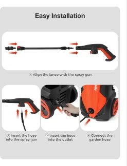 Merkloos Home Hogedrukreiniger - 2100W - 165 Bar - Met Verstelbare Nozzles Slanghaspel 5m Netsnoer 10m Slang - Voor Reiniging Huis Auto Tuin 23 Merkloos Home Hogedrukreiniger - 2100W - 165 Bar - Met Verstelbare Nozzles Slanghaspel 5m Netsnoer 10m Slang - Voor Reiniging Huis Auto Tuin -Tuin Aanleg 914x1200 4