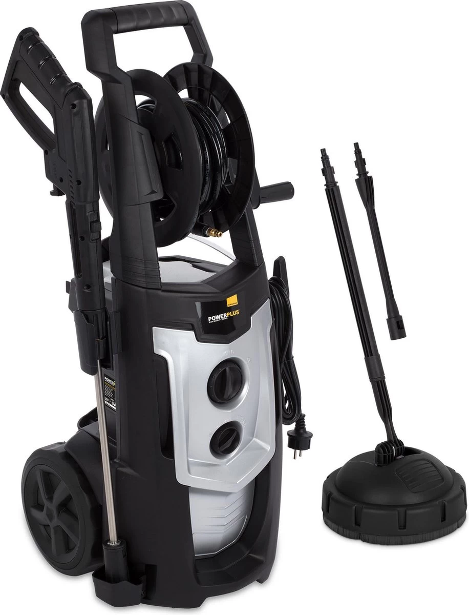 Powerplus POWXG90420 Hogedrukreiniger - 2200W - Max. 175 Bar - 450 L/h - Incl. 8m Slang, Terrasreiniger En Accessoires - Reiniger Voor Auto, Fiets En Meubelen 6 Powerplus POWXG90420 Hogedrukreiniger - 2200W - Max. 175 Bar - 450 L/h - Incl. 8m Slang, Terrasreiniger En Accessoires - Reiniger Voor Auto, Fiets En Meubelen - Afbeelding 4