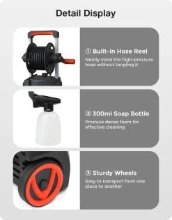 Merkloos Home Hogedrukreiniger - 2100W - 165 Bar - Met Verstelbare Nozzles Slanghaspel 5m Netsnoer 10m Slang - Voor Reiniging Huis Auto Tuin 16 Merkloos Home Hogedrukreiniger - 2100W - 165 Bar - Met Verstelbare Nozzles Slanghaspel 5m Netsnoer 10m Slang - Voor Reiniging Huis Auto Tuin -Tuin Aanleg 939x1200 1