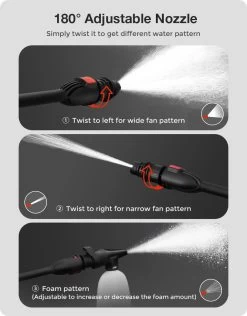 Merkloos Home Hogedrukreiniger - 2100W - 165 Bar - Met Verstelbare Nozzles Slanghaspel 5m Netsnoer 10m Slang - Voor Reiniging Huis Auto Tuin 19 Merkloos Home Hogedrukreiniger - 2100W - 165 Bar - Met Verstelbare Nozzles Slanghaspel 5m Netsnoer 10m Slang - Voor Reiniging Huis Auto Tuin -Tuin Aanleg 939x1200 4