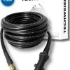 Techweise - Rioolslang Voor Kärcher K2 T/m K7 - 10M - Met Vier Achterwaartse Hogedruksproeiers -Tuin Aanleg 976x1200 3