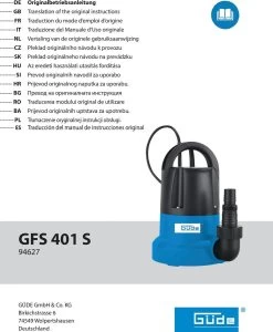 Güde 94627 Waterpomp – Vlakzuigpomp -Tuin Aanleg 989x1200 1