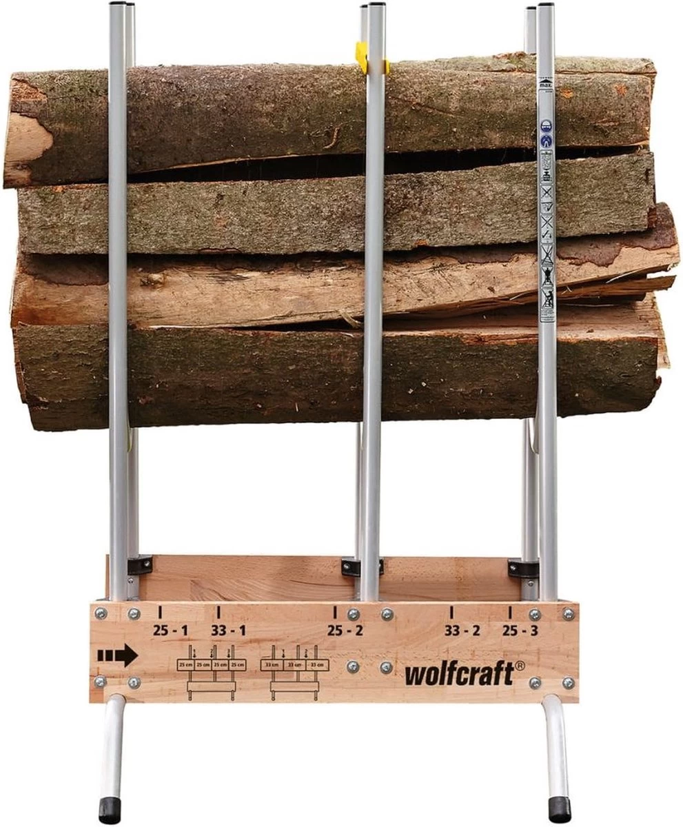 Wolfcraft - Professionele Zaagbok - Voor Kettingzaag - Hout - Opbouwbare, Stabiele Zaagbok Voor Brandhout - 5121000 - 10 JAAR GARANTIE 7 Wolfcraft - Professionele Zaagbok - Voor Kettingzaag - Hout - Opbouwbare, Stabiele Zaagbok Voor Brandhout - 5121000 - 10 JAAR GARANTIE - Afbeelding 5
